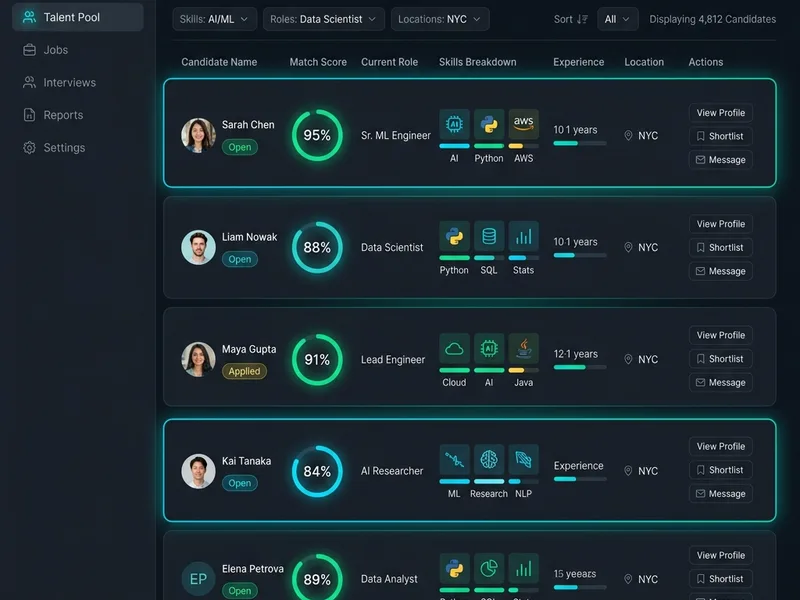 TalentForge AI — Recruitment Platform